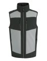 Heren Bodywarmer E-Volve Softshell Regatta TRA907 mineral grey-ash